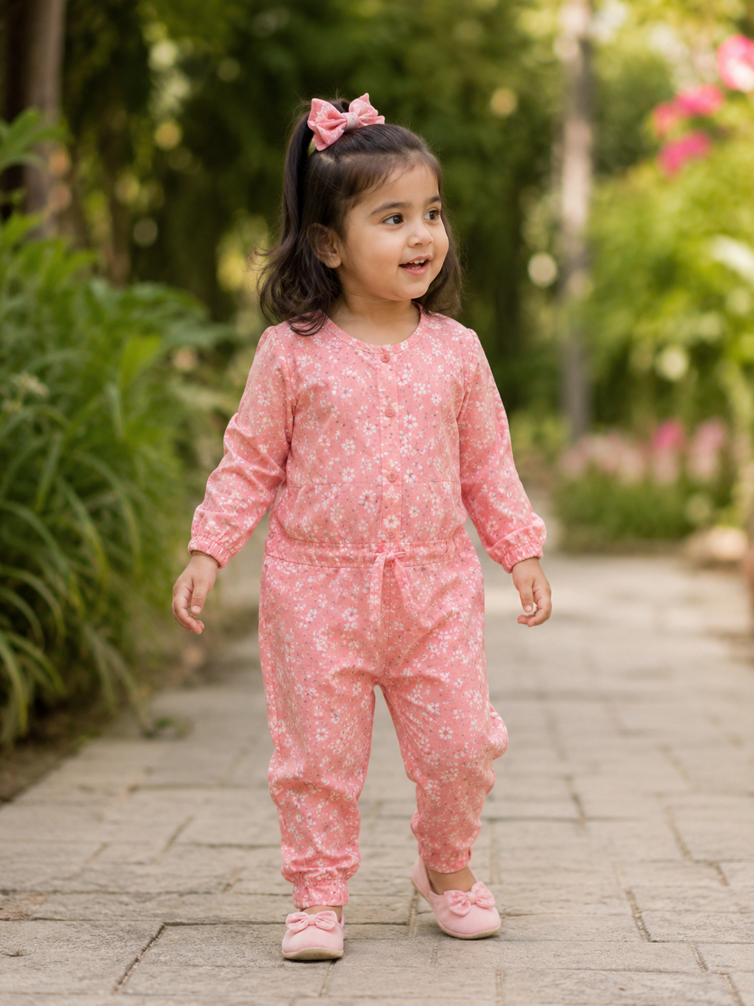 Pink Blossom Baby Dress