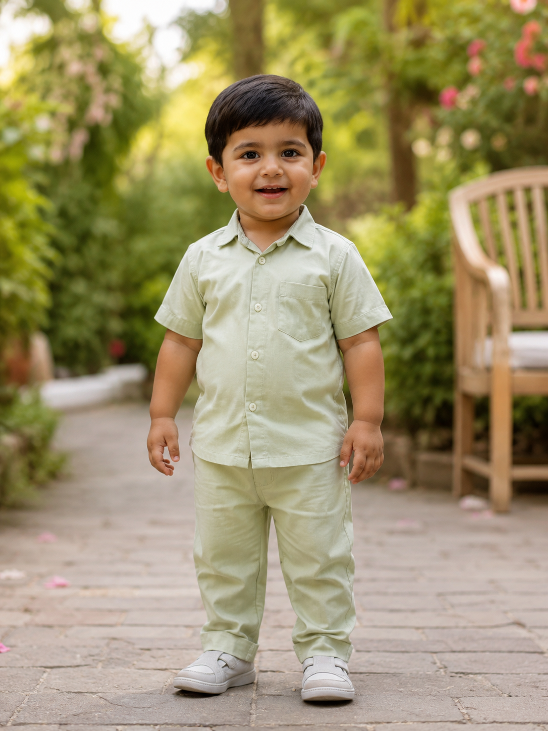 Blue Check Toddler Shirt