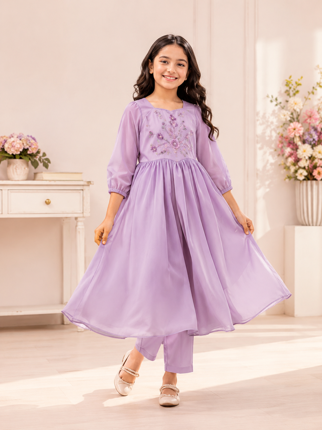 Floral Party Dress