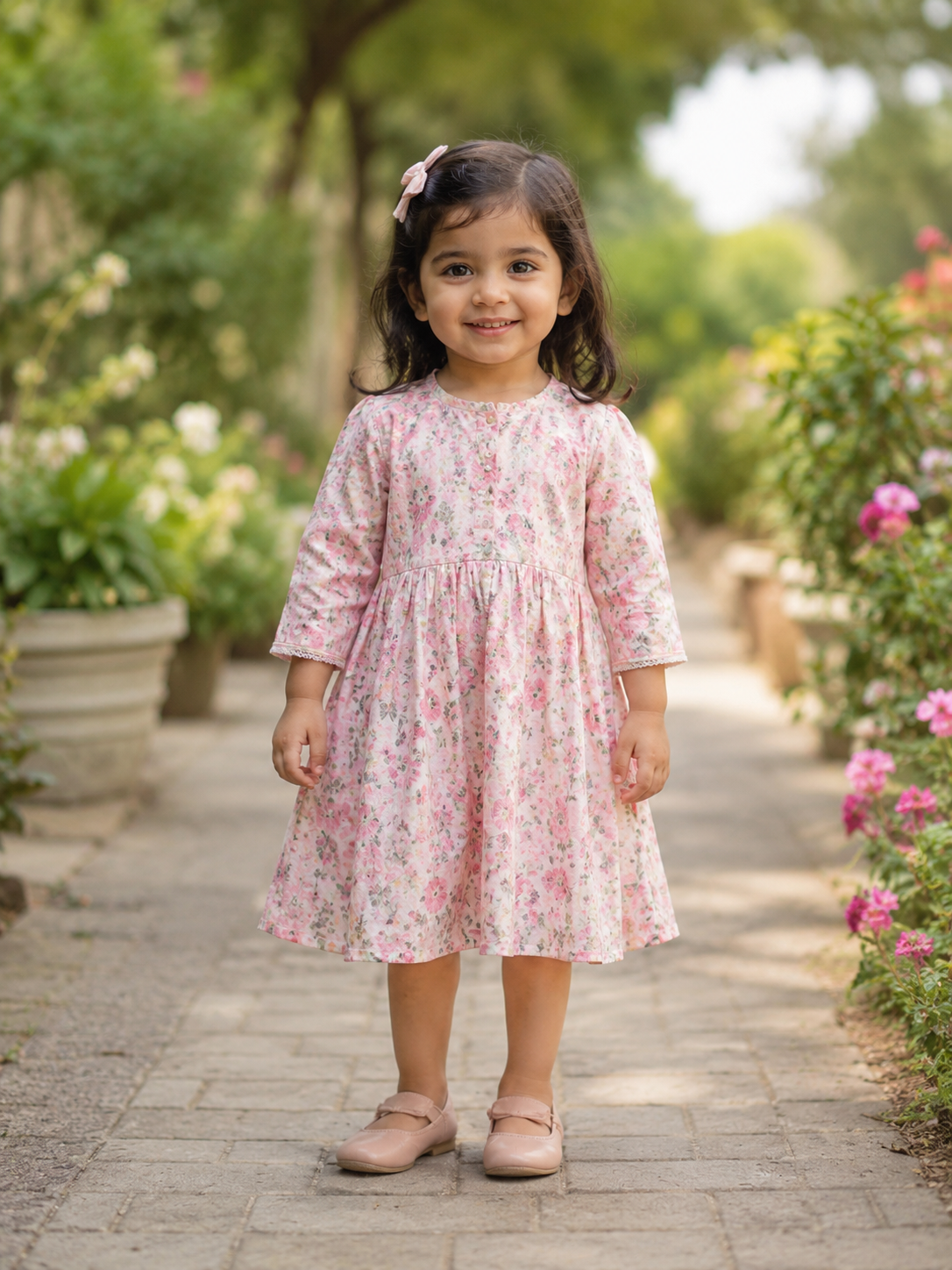 Pink Floral Toddler